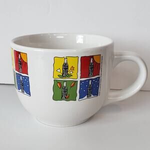Coca-Cola Gibson Four Seasons Coffee Cup Mug  Large 2003